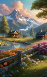 Cabin in the Mountains