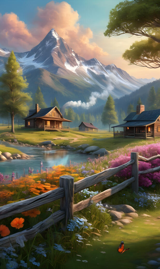 Cabin in the Mountains