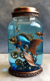 steam punk beta fish