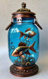 steam punk beta fish