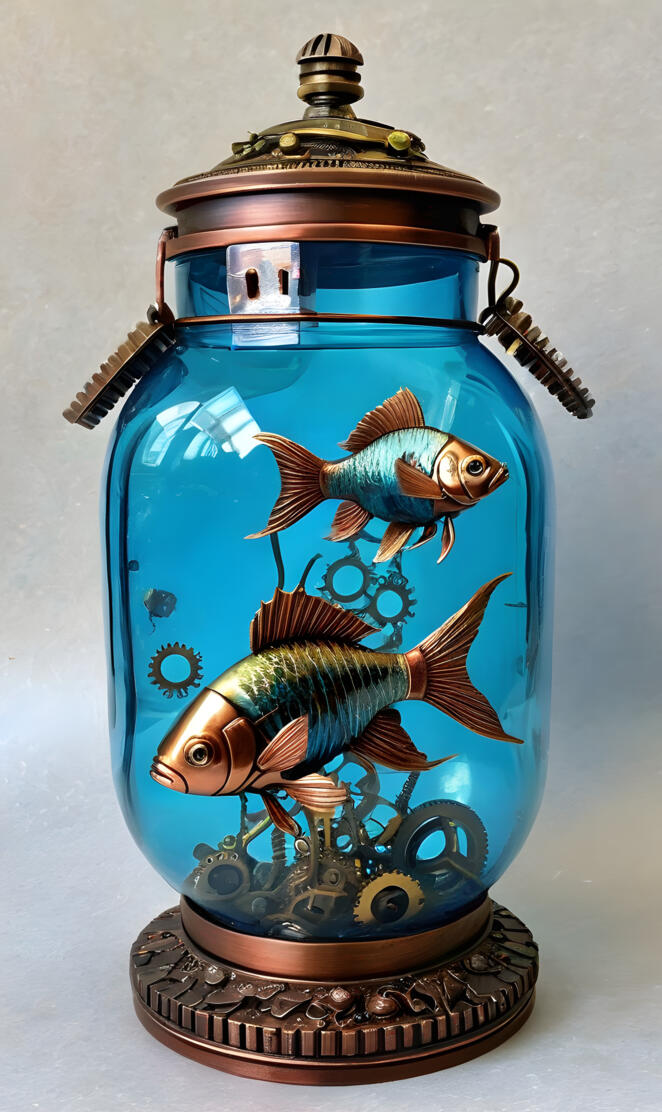 steam punk beta fish