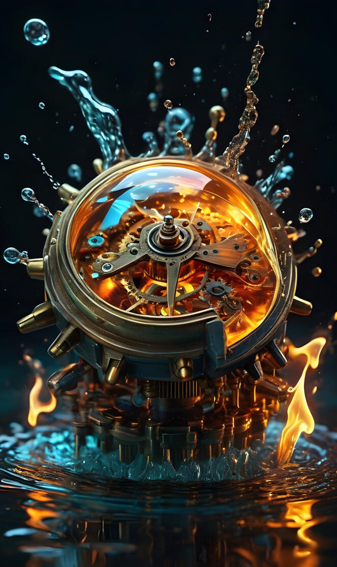 Steam punk time piece