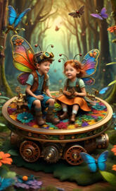 steam punk magic pixies