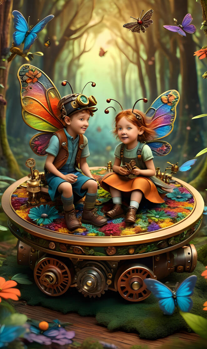 steam punk magic pixies