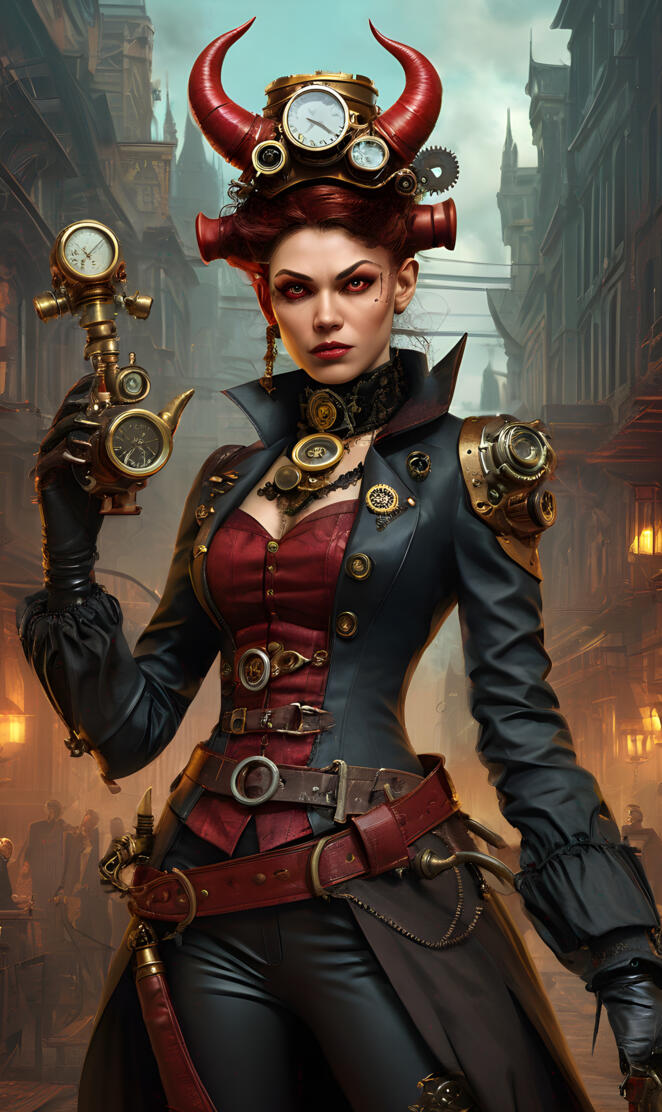 steam punk she devil
