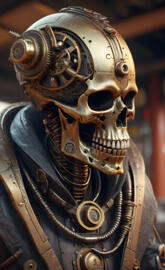 A steam punch skull.