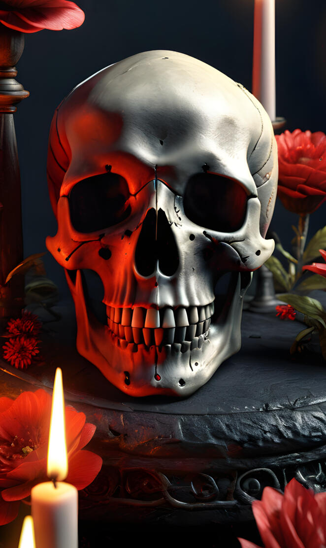 Steam punk Diamond Skull