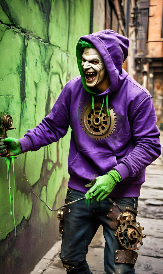 Steam Punk Hood Joker