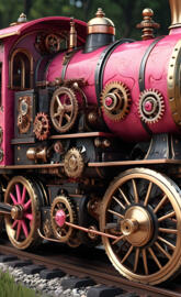 Steam Punk Valentines train