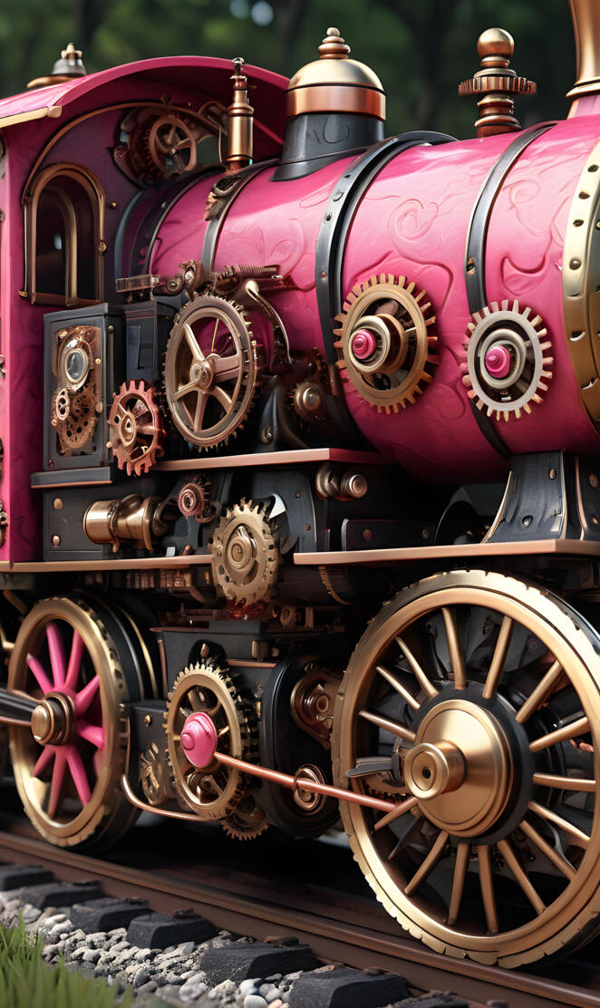Steam Punk Valentines train