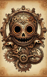 cute steam punk ghost