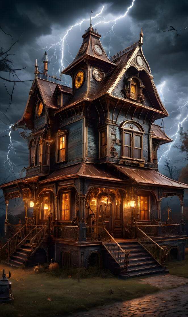 Steam punk haunted house