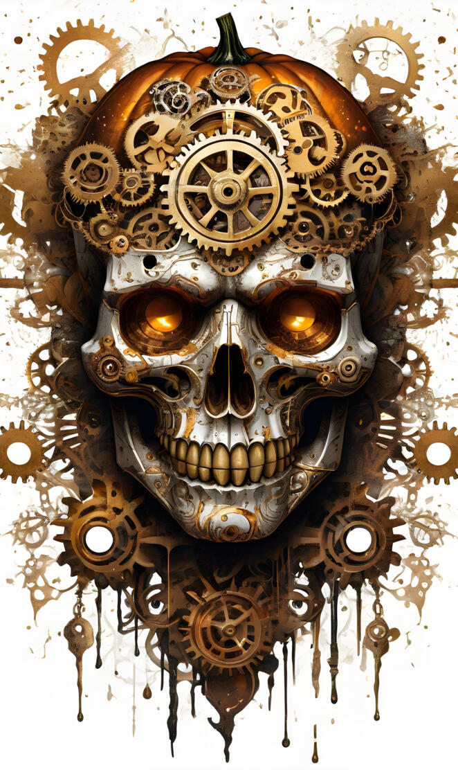 Steam Punk Pumkin Head