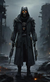 steam punk scare crow