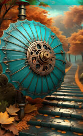 beautiful steam punk umbrella