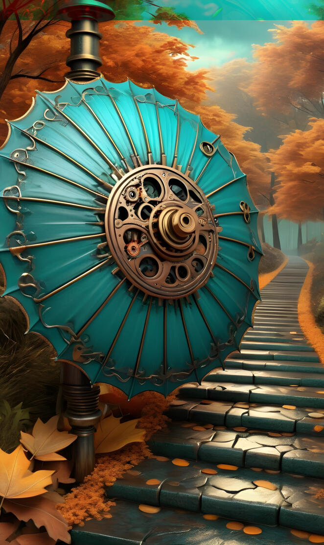 beautiful steam punk umbrella