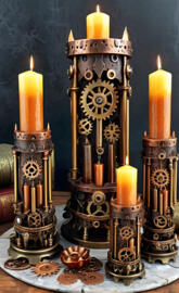 Steam Punk, metaphysical, candles