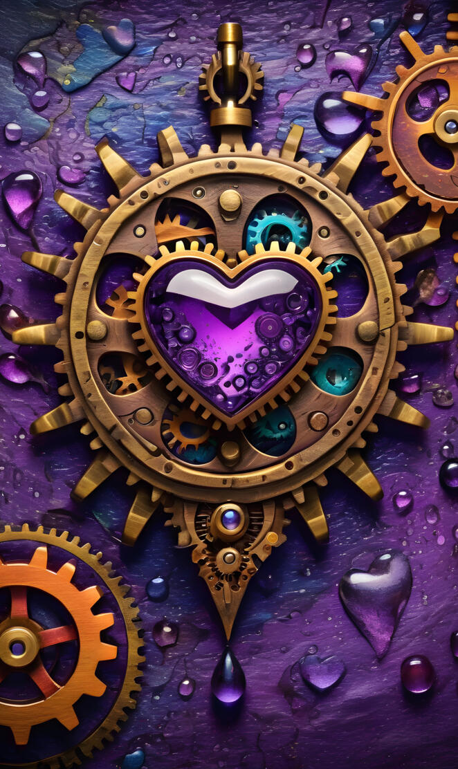 LGBTQ, steam punk, heart