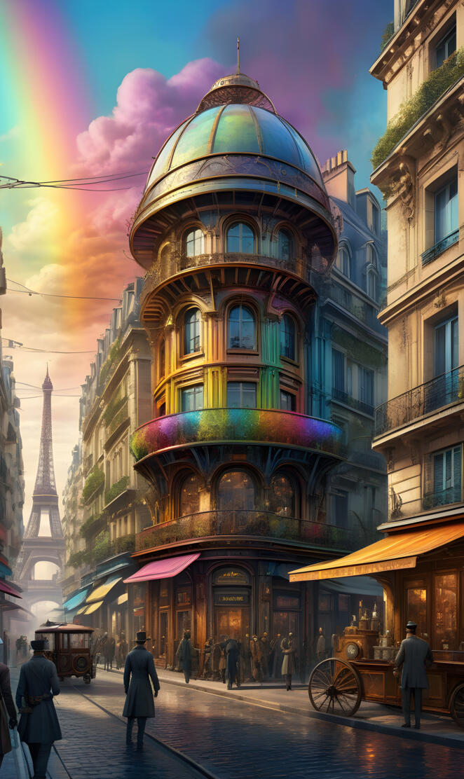 Victorian Era steam punk paris