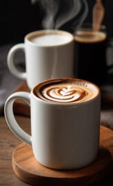 white ceramic coffee