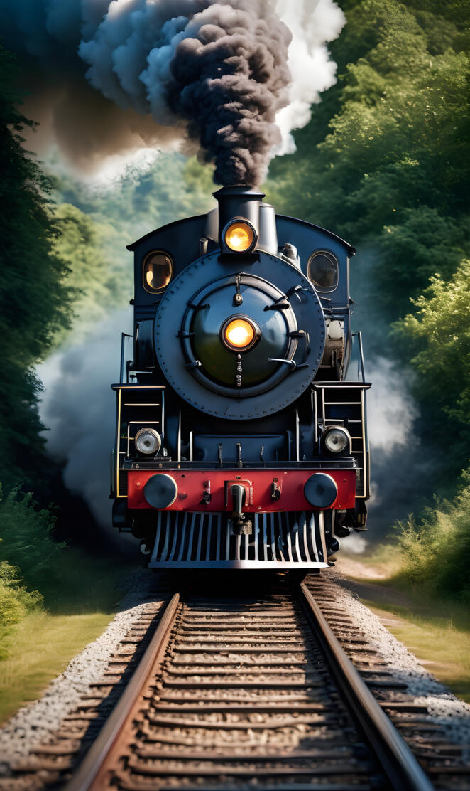 a train on the tracks