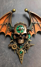 Halloween,Steam Punk, bat skull