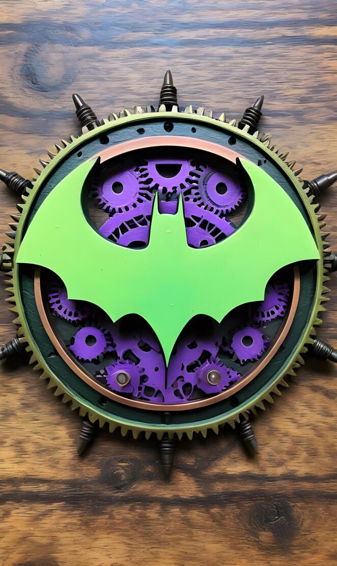 noen steam punk Batman symbol