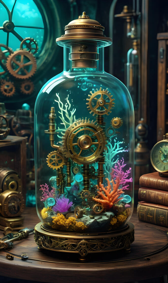 Steam punk in a bottle