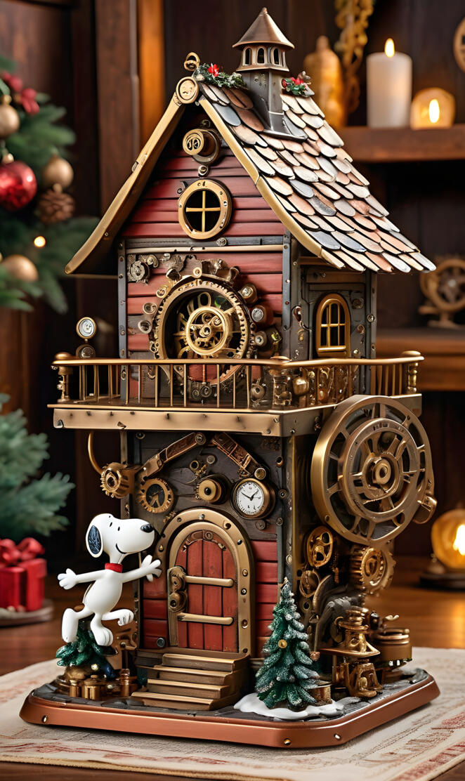 A SNOOPY STEAM PUNK CHRISTMAS