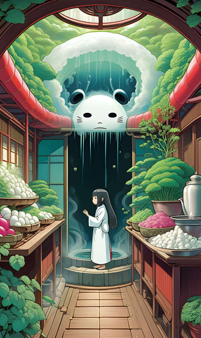Ghibli bathhouse