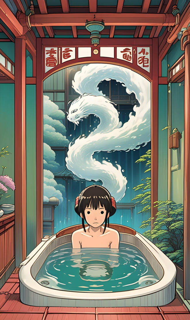 Ghibli bathhouse