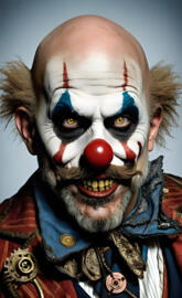 Steam Punk, psycho clown 🤡😡🤡