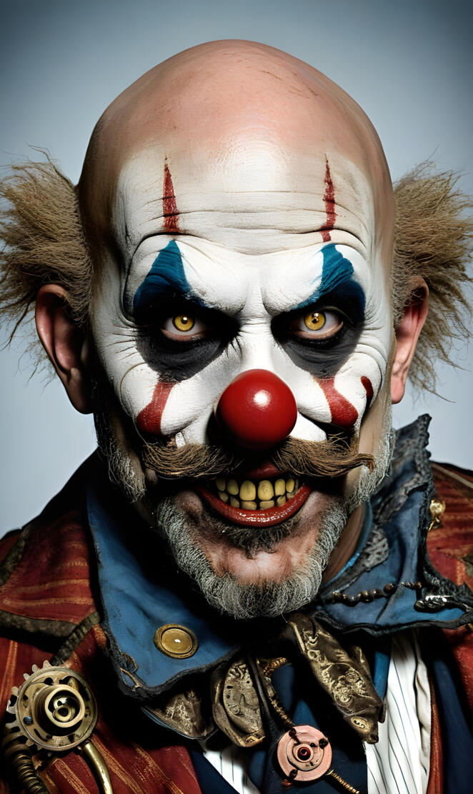 Steam Punk, psycho clown 🤡😡🤡