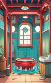 Ghibli bathhouse