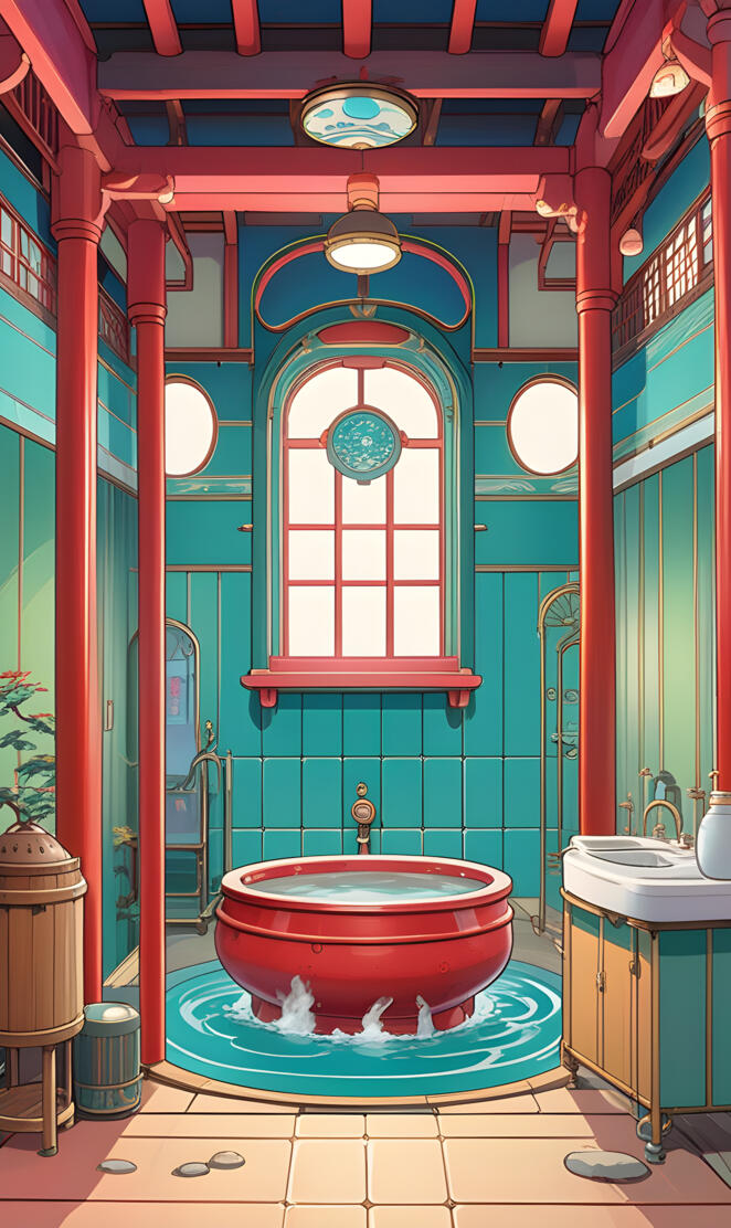 Ghibli bathhouse