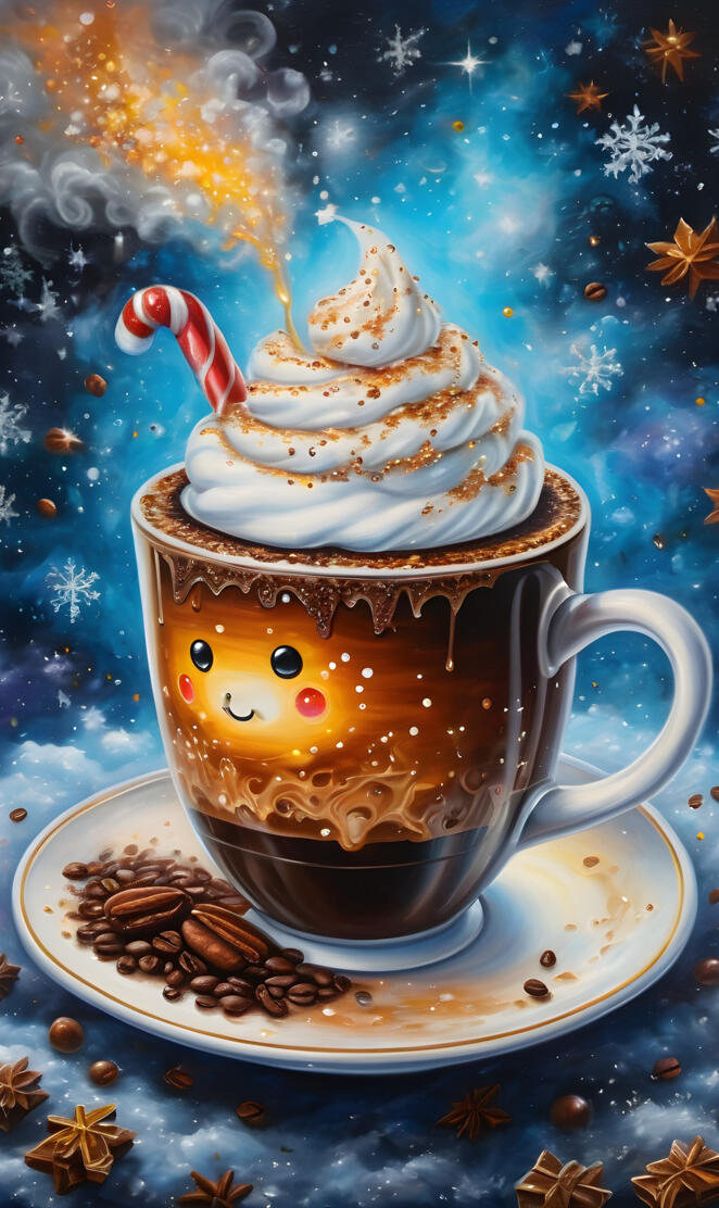 A Sunny Holiday Mocha 🎄❄️☃️