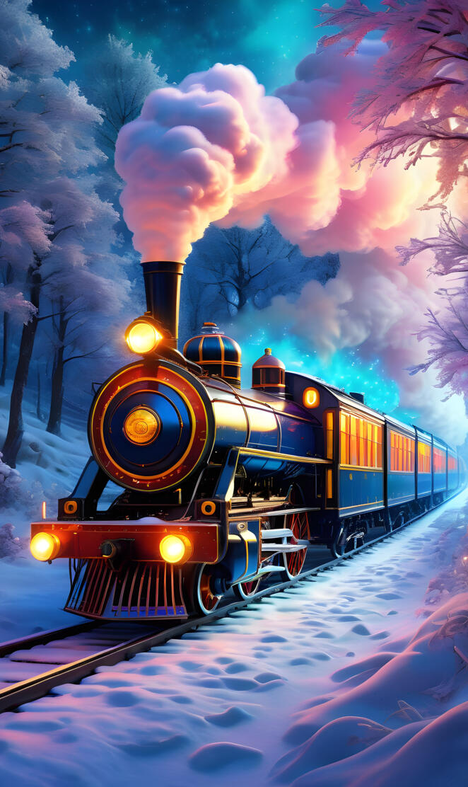 a train on the tracks