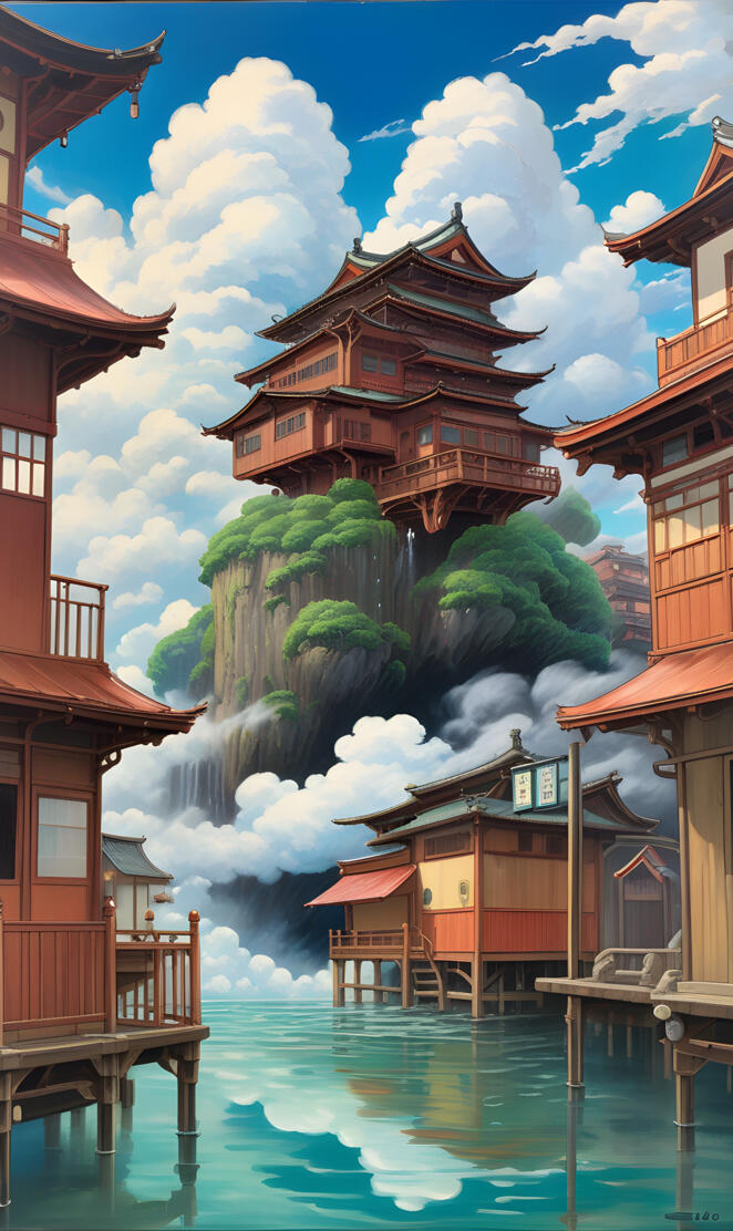 Ghibli bathhouse
