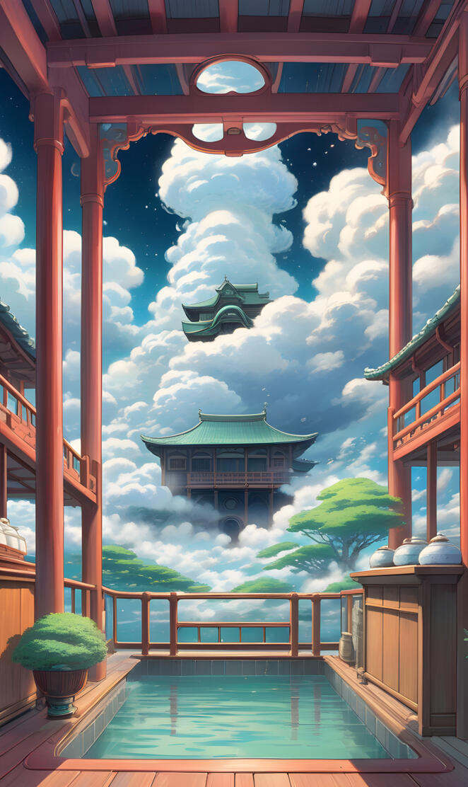 Ghibli bathhouse