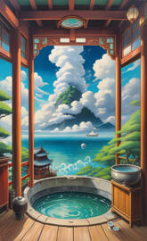 Ghibli bathhouse