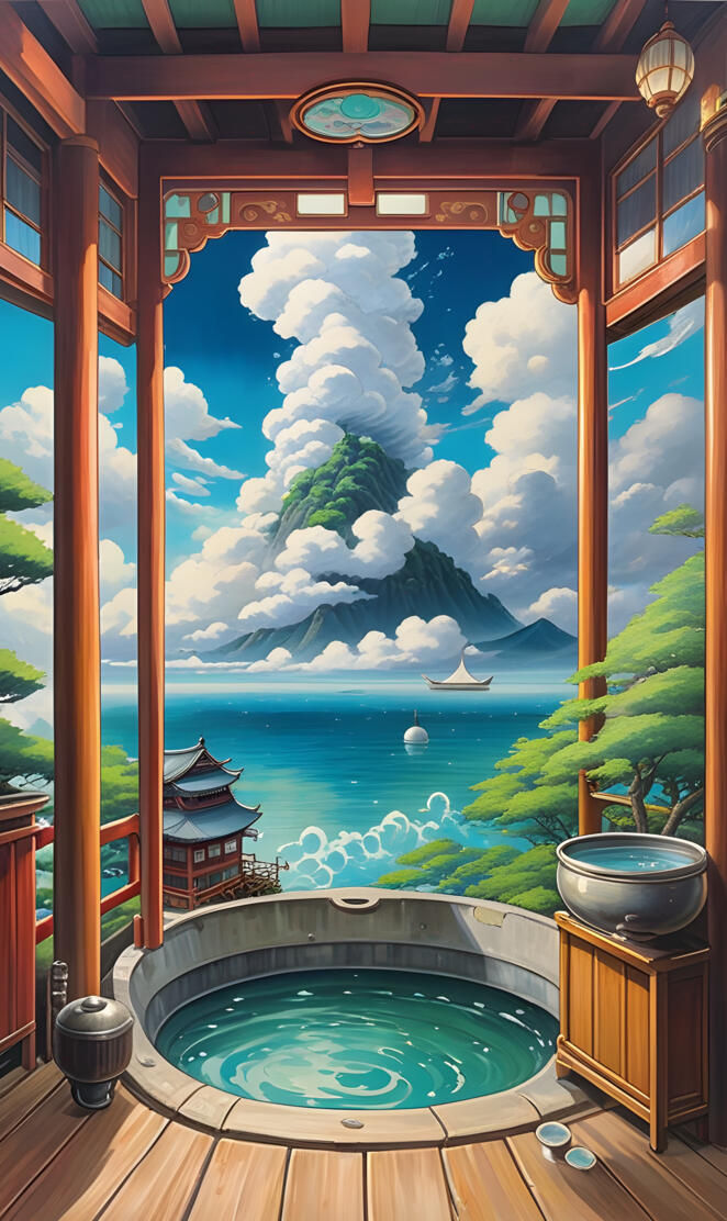 Ghibli bathhouse