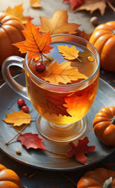 fall, autumn, leaves, cider