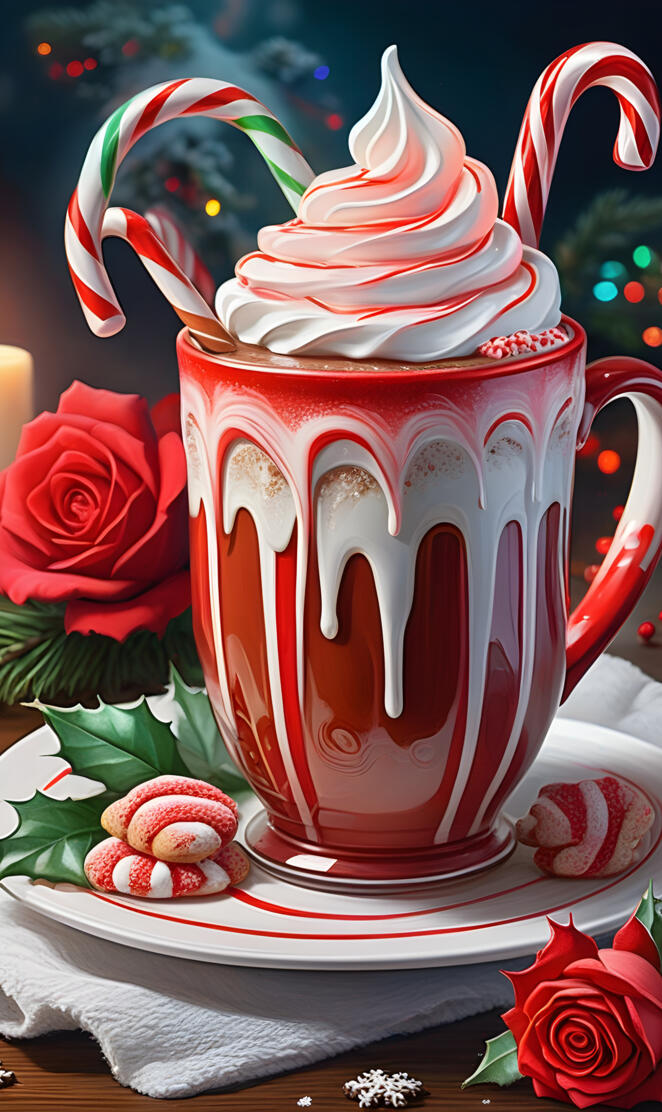 a decorated teapot with a candle