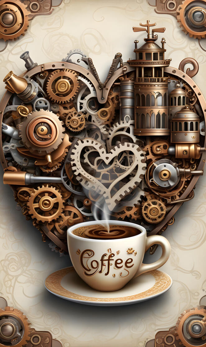 a cup of coffee on a saucer