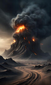 Desert Sandfire Storm