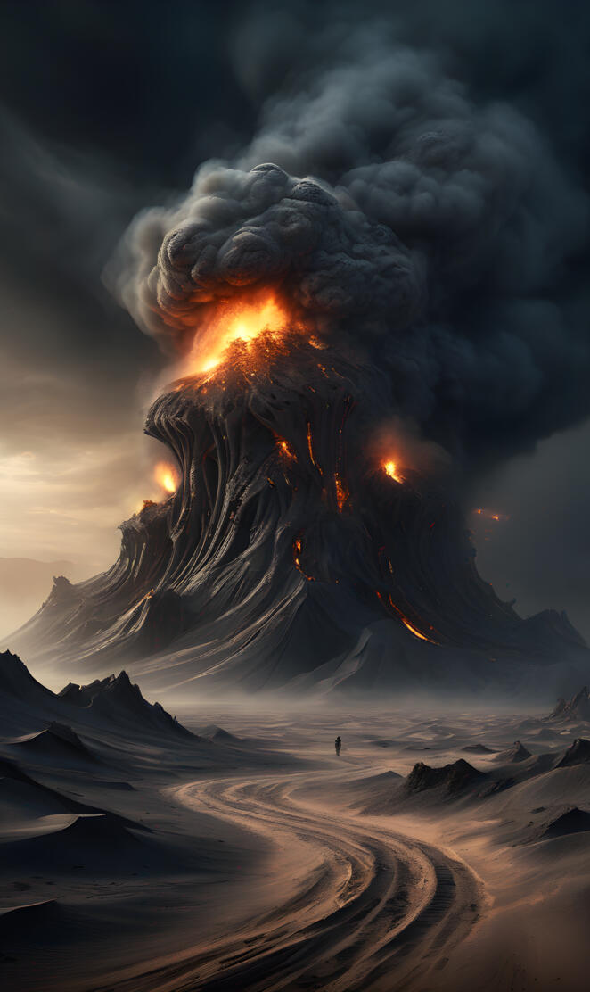 Desert Sandfire Storm