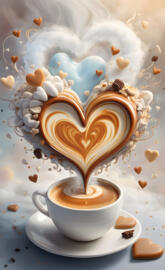 a teapot and a cup of tea on a table