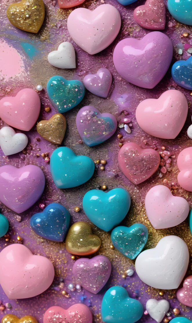 a group of colorful rocks