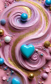 a colorful circular object