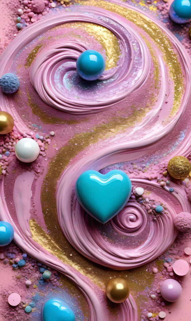 a colorful circular object